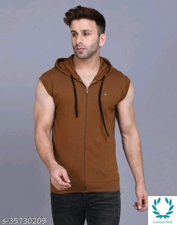 Men's Casual Hooded Tshirt - L